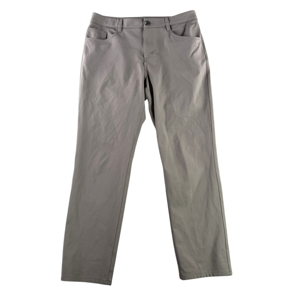 Vuori Meta Twill Pants Mens 31x30 Grey V4024-S Performance 5-Pocket Commuter